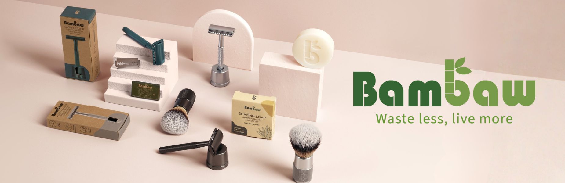 bambaw safety razors zero waste range banner